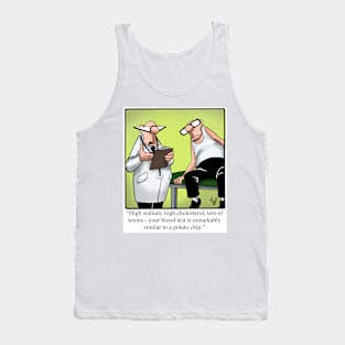 Funny Spectickles Medical Health Cartoon Tank Top